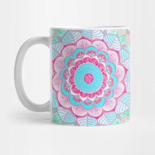 Tropical Doodle Flower Mug